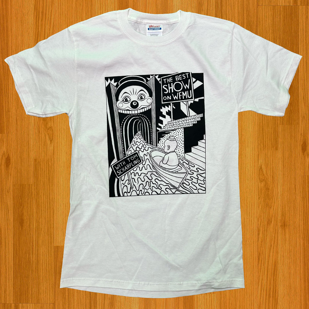The Best Show on WFMU Clown Tunnel T-Shirt