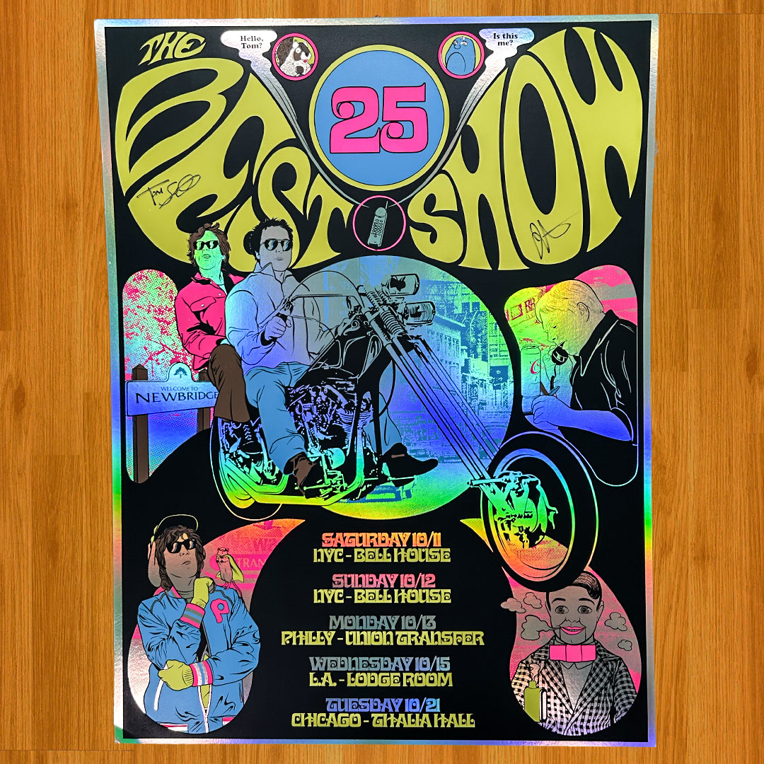 The Best Show 2025 Holographic Tour Poster *SIGNED*