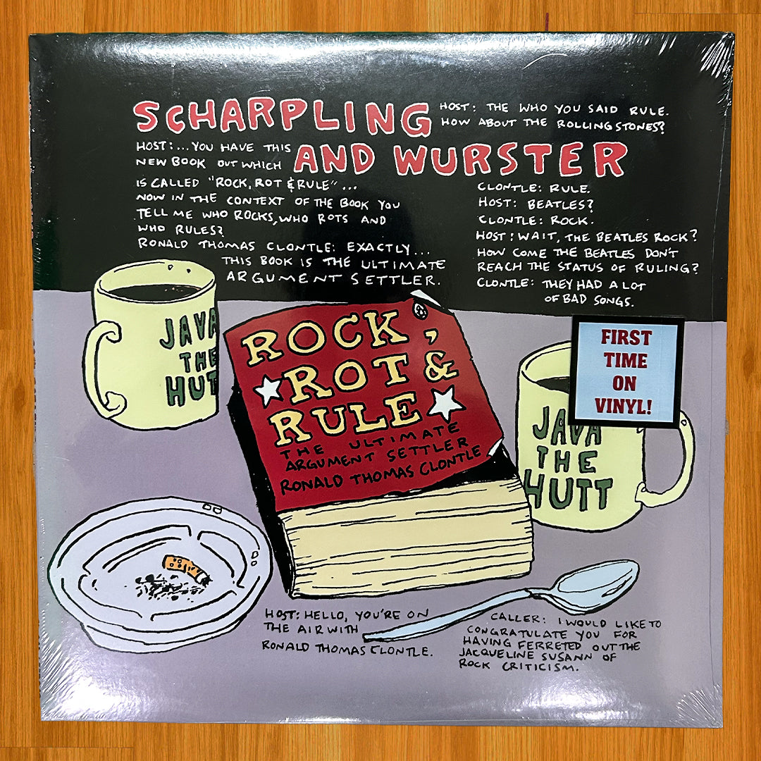 Scharpling and Wurster "Rock, Rot & Rule" Vinyl LP Record